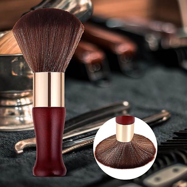 Frisör Stylist Barberare Salong Hårklippning Nackdammsugare Makeup Kroppsborste C41（Som visas）