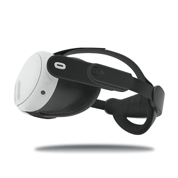 VR-headsetrem för 3 justerbart huvudband andningsbart huvudkuddebyte för 3（Vit）