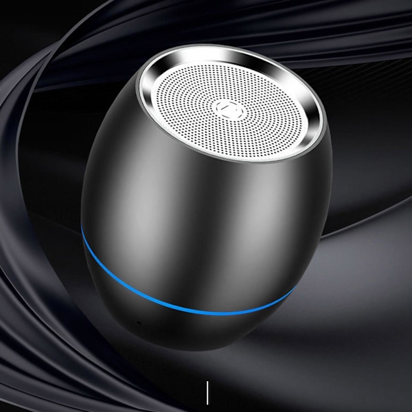 Intelligent Bluetooth-høyttaler Mini Subwoofer Metalltekstur Bærbar Trådløs Kortinnsetting Høyttaler