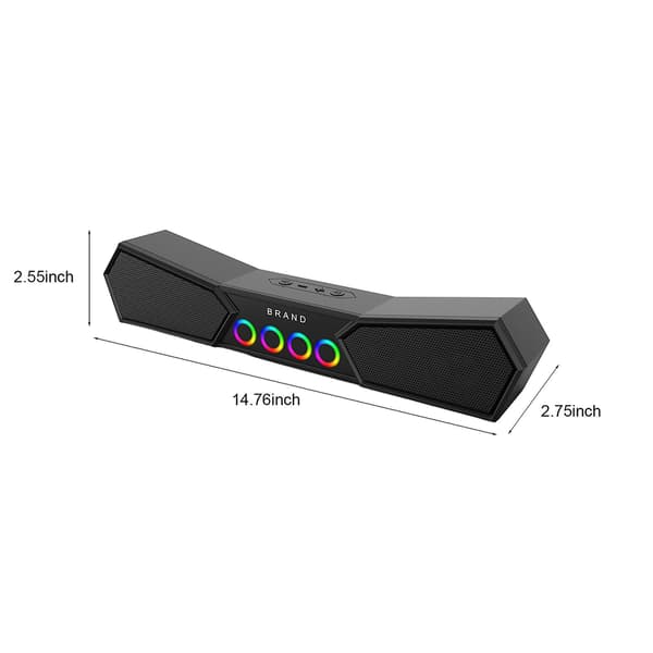 Bluetooth Højttaler Desktop Farve Rgb Bar Bluetooth Højttaler