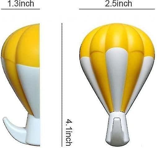 Kreativ varmluftballon krog solid og ingen hul til badeværelse blå