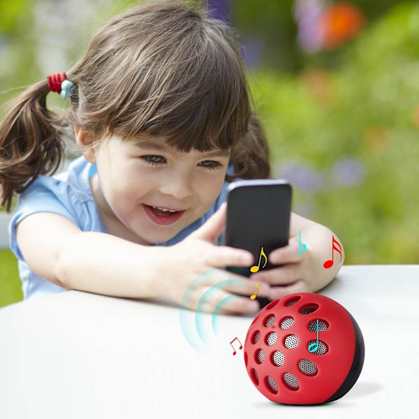 Bluetooth-kaiutin Mini Langaton Bluetooth-kaiutin USB Ulkoilukäyttöön Kannettava Koti Bluetooth-kaiutin Ale (Punainen)