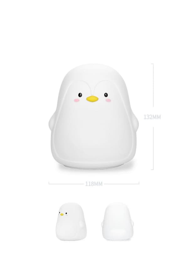 Sød Pingvin Natlampe - Lampe Pingvin Lampe Silikone Nat