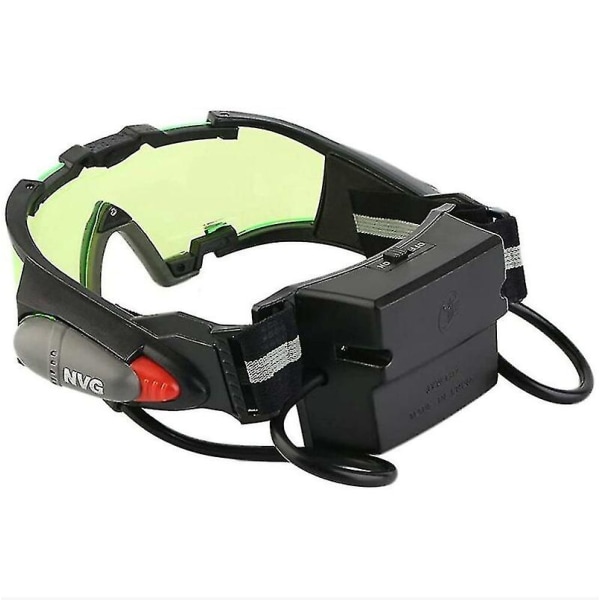Nattsynsglasögon för barn, justerbara LED nattsynsglasögon med uppfällbara gröna linser, spionglasögon för nattsyn