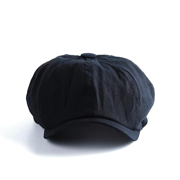 Herringbone Baker Boy Cabbie Flat Hat Retro Newsboy Cap för män