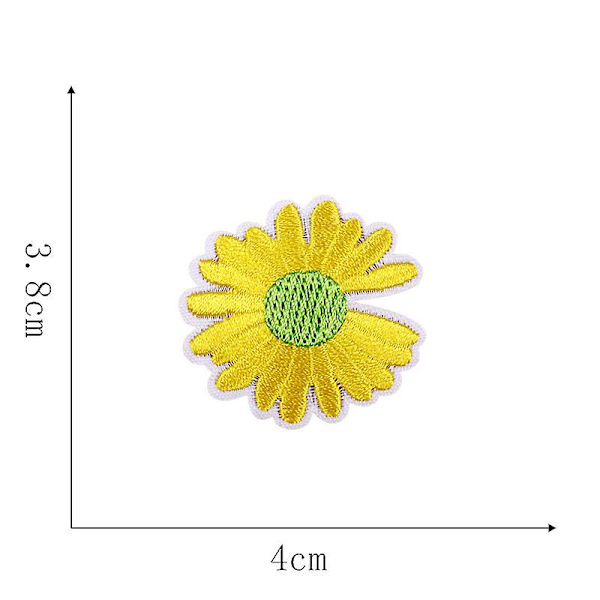 Dww-34 stk. broderi stryge-på patch, broderi applikationer broderi, stryge-på patches, broderi patch klistermærke, Brod applikation patches til tøj