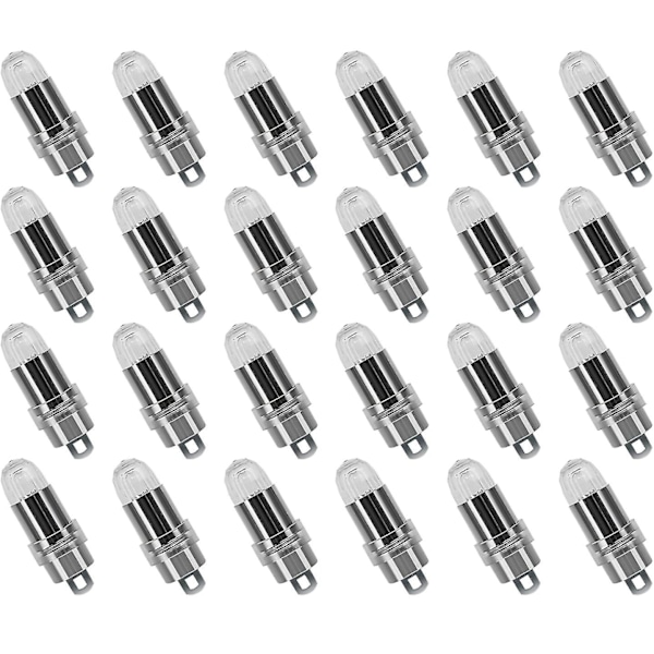 24x Mini LED-ballonglys Vanntett belysning for papirlykter Lykter Bryllupsfest