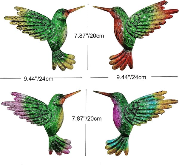 Kolibri seinätaidekoriste terassille