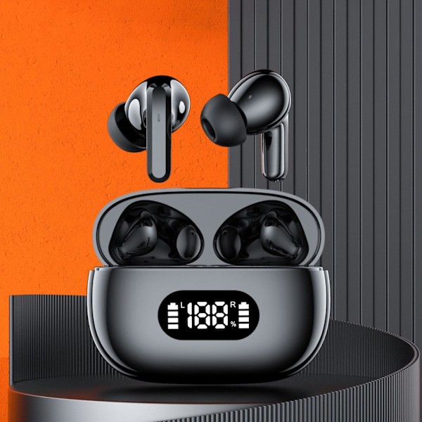 Intelligent 5.3 hodetelefoner med Bluetooth, digital intelligent kontroll Bluetooth, trådløse Bluetooth-hodetelefoner, sammenleggbare sportsstereo Bluetooth-hodetelefoner
