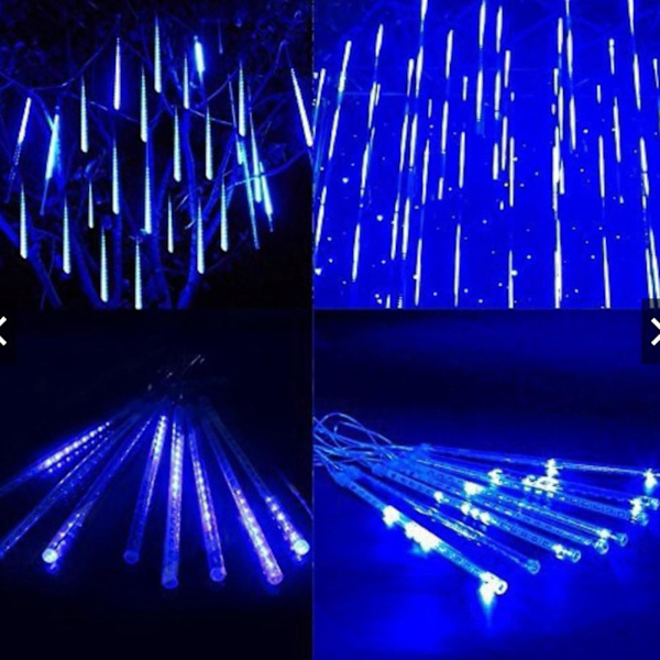 30CM Party LED-lampor Dusch Regn Snöfall Trädgård Utomhus