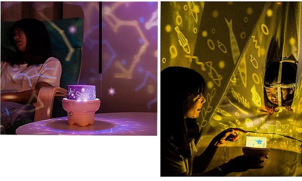 Børns silikone lille natlampe, USB-opladende natlamper