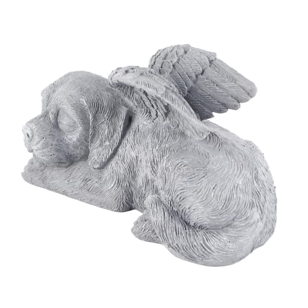 2024 Pet Minde Statue Resin Sovende Kæledyr Engel Have Skulptur til Kæledyr Minde Gravsten Ornament Engel Hund