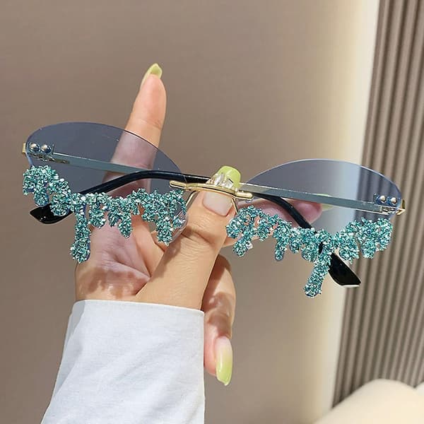 cUV-suojatut rennot aurinkolasit ulkoiluun (Jade green)