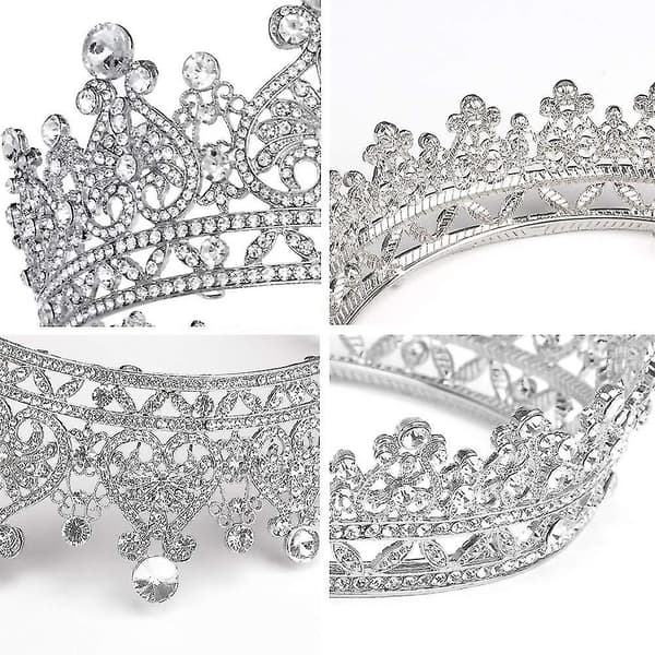 Kroner til kvinder Brud Prinsesse Kroner Diademer og Kroner til kvinder Elegante Kroner Hårbånd