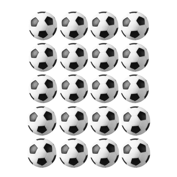 20 st 40 mm Plast Fotbollsbollar Fotbollsbord Tillbehör för barn och vuxna Födelsedagsfester, festpåsar