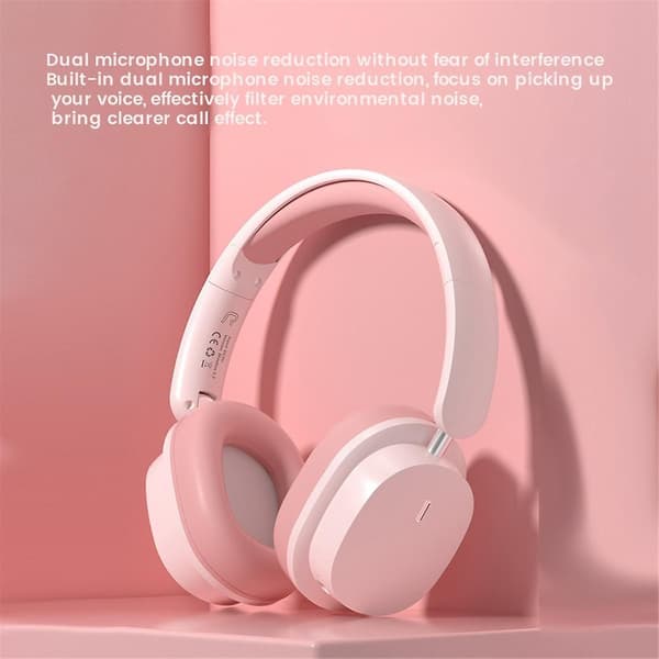 Headset Bluetooth Headset Brusreducering Trådlöst Spelheadset Lång Batteritid Mobiltelefon Multifunktionsheadset, B（Elegant Svart）