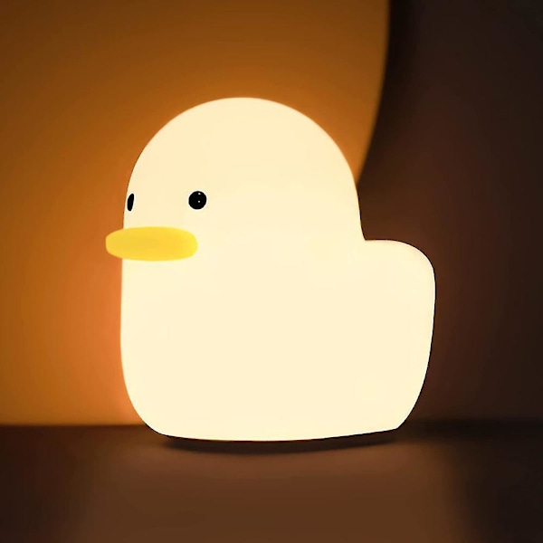 Nattlampa med LED, smart sänglampa med touchsensor och timer