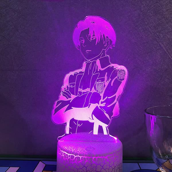 3D Anime Figur Natlampe Illusion Lampe Remot