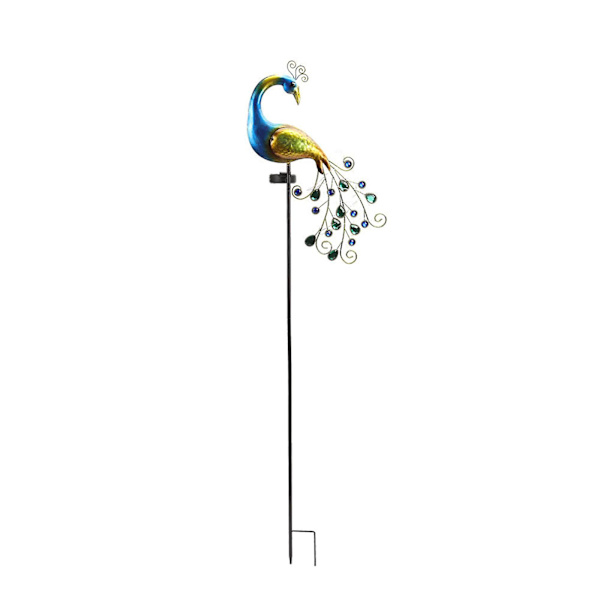 Solenergi-lampe, påfuglhage-lampe