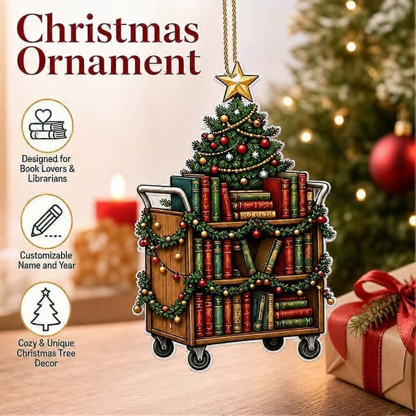 Akrylhengende pynt lett og kompakt 8 x 8 cm Premium leserfavoritt B