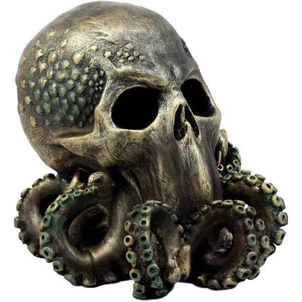 Cthulhu skalle bläckfisk staty skrivbords prydnader