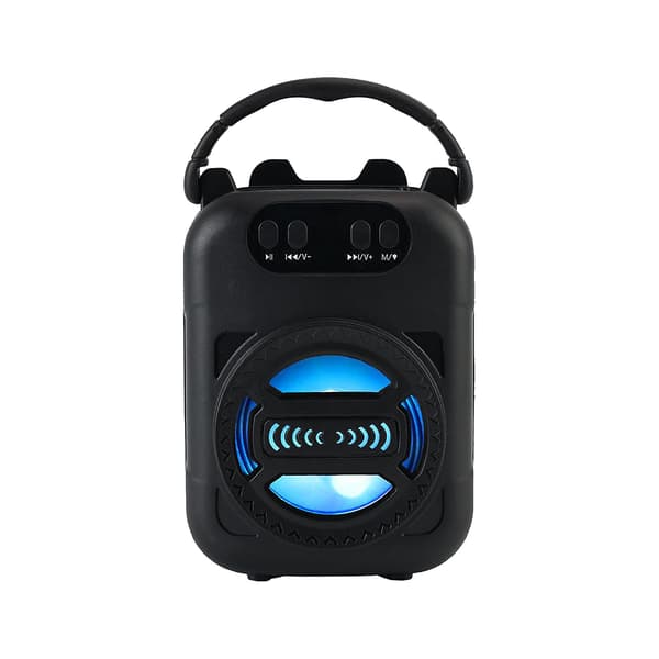 Rea Bluetooth-högtalare med dubbla subwooferbas (svart)