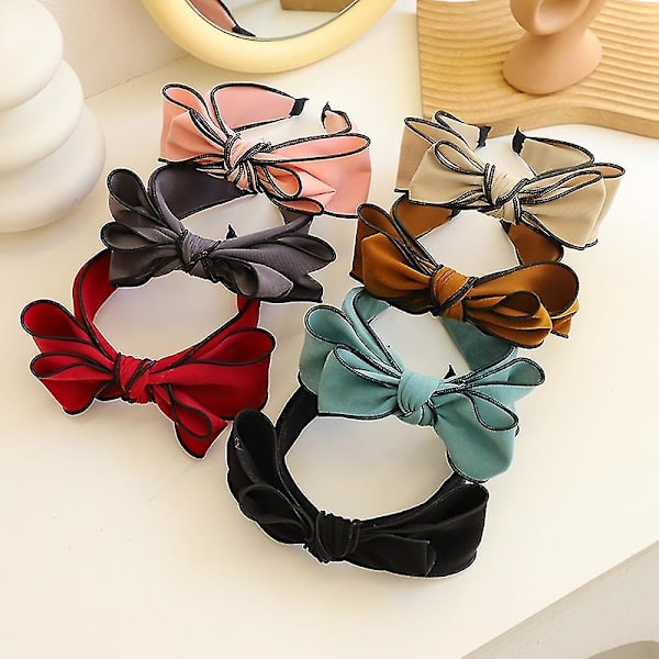 Fashion Headband - Hårtillbehör Stor Rosett Kors Bindning Hårband