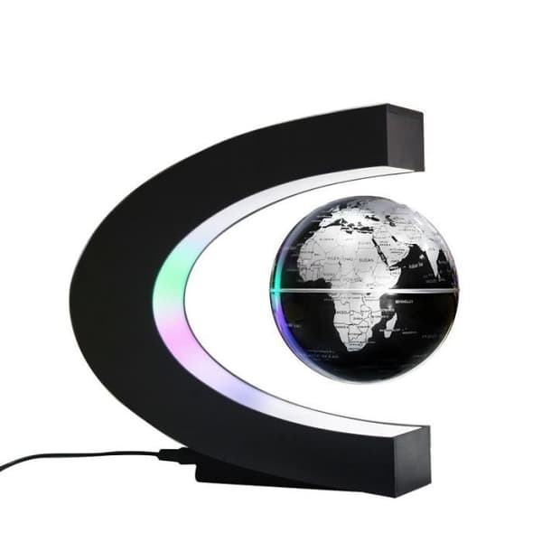 Dekorativ - C-formet - Lysende globus - Magnetisk levitation - LED - Indendørs