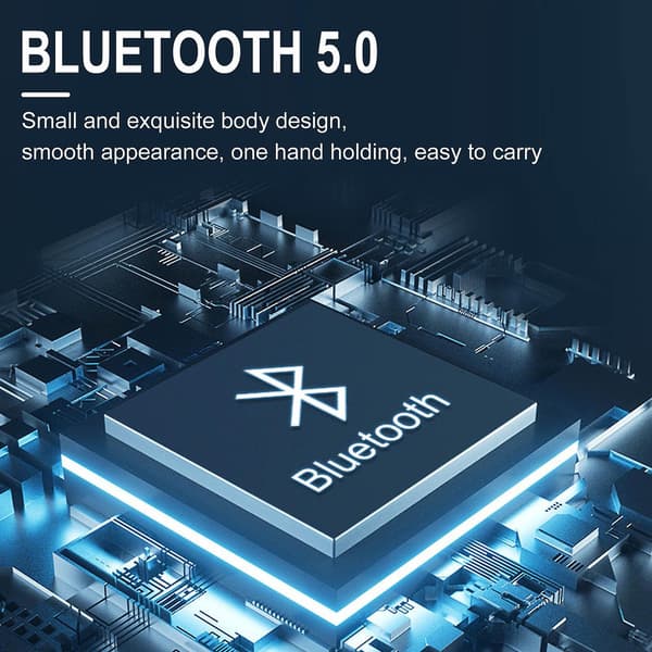 Droppsäker trådlös Bluetooth-högtalare väckarklocka bra ljudkvalitet lång batteritid perfekt skrivbordskompanjon