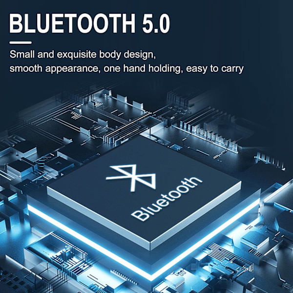 Stötsäker trådlös Bluetooth-högtalar väckarklocka bra ljudkvalitet lång batteritid perfekt skrivbordskompanjon