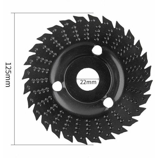 5 tommer 125 mm savklinge skærende savvinkelsliber Cirkelskæreskive Tilbehør til træbearbejdningsværktøj, flerfarvet