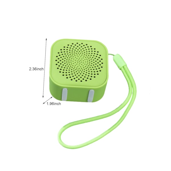 Langaton Bluetooth-kaiutin ulkotiloihin, kevyt ja kannettava, pieni kodin työpöydän ääni, pieni ja kätevä subwoofer, Hifi-äänenlaatu (vihreä)