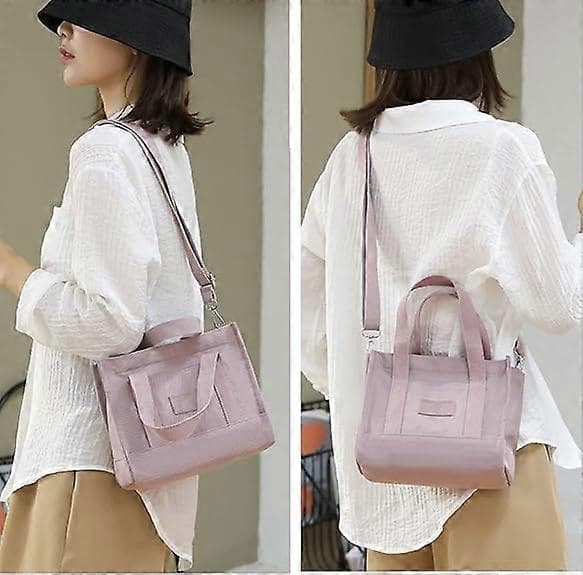 Mini Toteväska för Kvinnor Canvas Crossbody