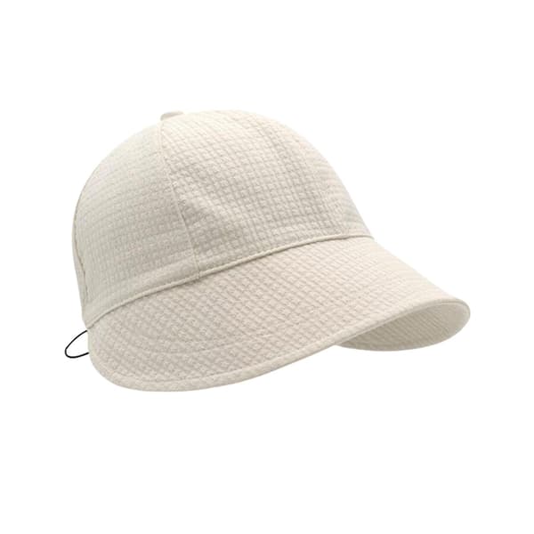 Bomullssolskydd Bred Brätte Strandhatt Justerbar Packbar - Dam Beige Sommar