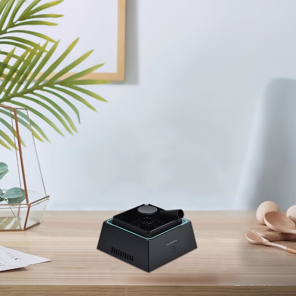 Multifunktionel askebæger, USB genopladelig askebæger til indendørs udendørs hjemmekontor bil