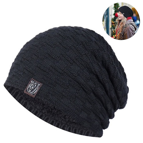 1 Pcs Hat For Men Winter Warm Hats Knit Slouchy Thick Skull Cap