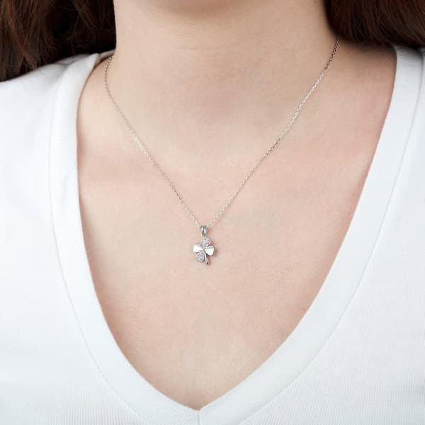 Damhalsband Lotus Silver - LP3108-1-1 Silver