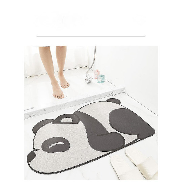 Pehmeä piimaamatonta mutaa imevä lattiamatto liukumaton kylpyhuoneen jalkatyyny nopeasti kuivuva liukumaton matto 31,5*20 tuumaa 80*50 cm