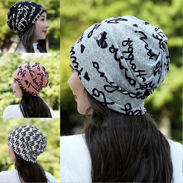 Stor version Baotou-hat varm halsbeskyttelse halshætte strikket tørklæde One size  5
