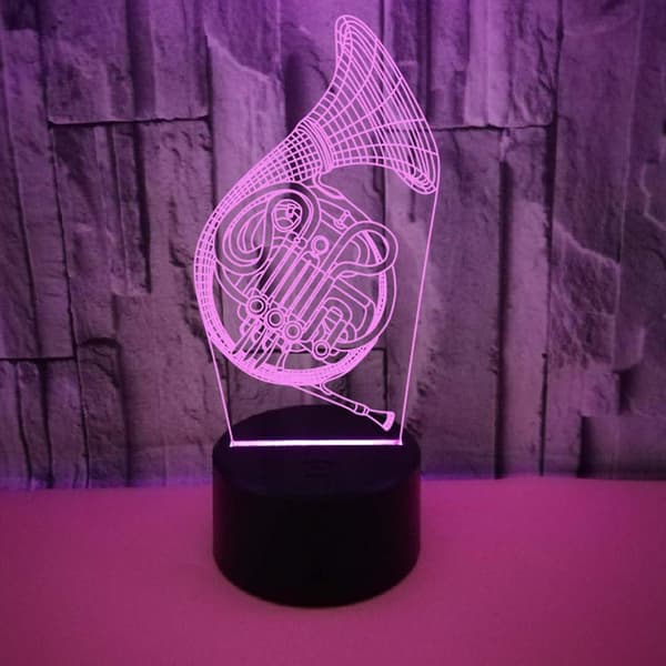 3D Lampe Illusion Natlys Dæmpbar 16 Farve Skift
