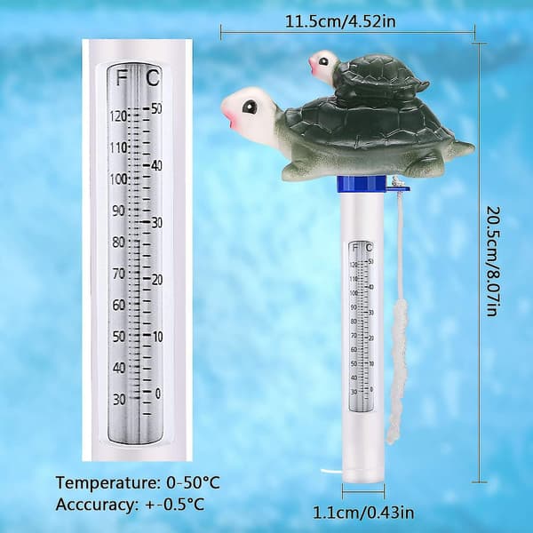Flytande Pooltermometer, Pooltermometer med Snöre