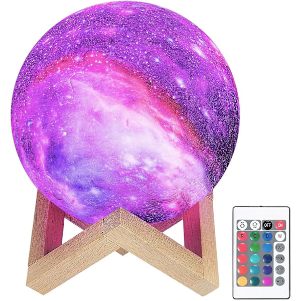 Månelampa, Galaxlampa med touch & fjärrkontroll