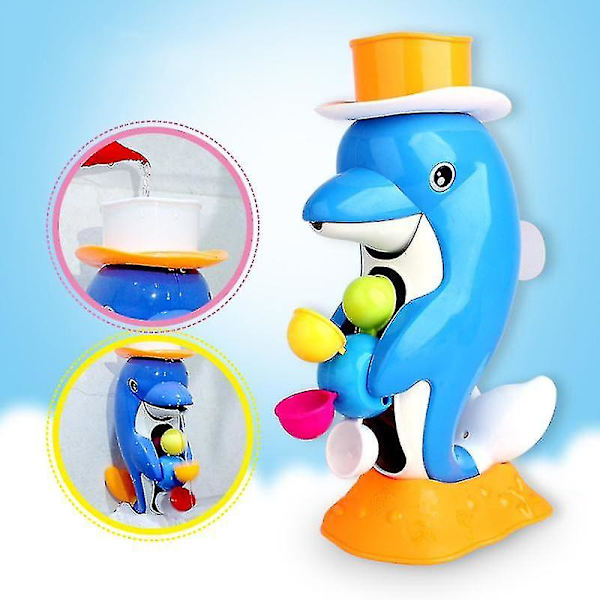 Badeleker Barn Dusj And Vannleker Delfin Dyr Svømme Strandleker And Squeeze Sound Squeaky For Baby Vannleker|Badeleke