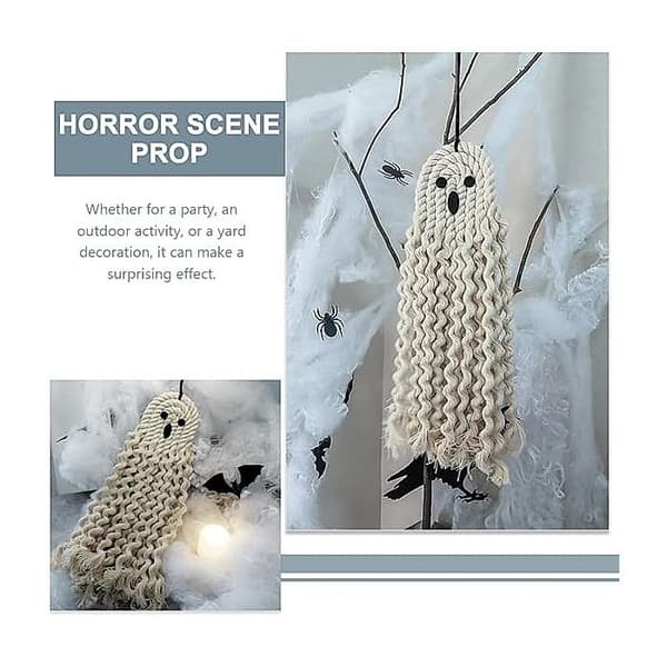 Hängande Halloween-spöke bomullsväggdekoration