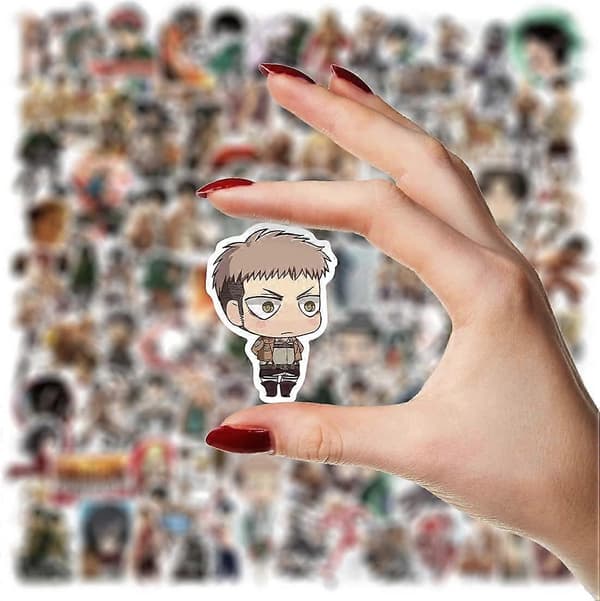 Anime-dekaler 100 st Vattentäta Vinyldekaler för Skateboards, Bärbara Datorer, Gitarer, Vattenflaskor, Barn, Vuxna, Tonåringar