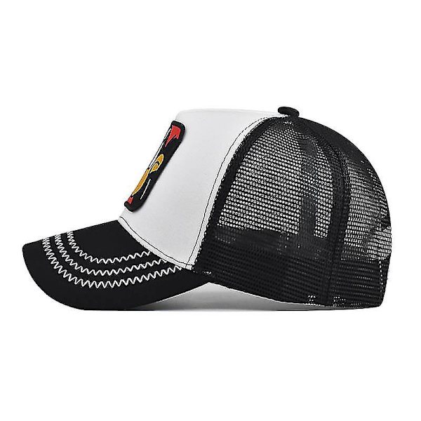 Ankbroderi Basebollkeps Vuxen Nätkeps Unisex Skugga Kep Hip Hop Monterad Kep（M）