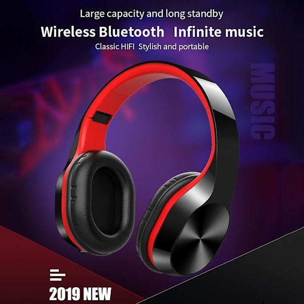 T5 Langattomat Bluetooth-kuulokkeet V5.0 3d Stereo Langattomat Kuulokkeet Mikrofonilla Taitettavat Kuulokkeet Langattomat Kuulokkeet Kuulokkeet