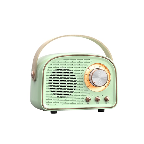 Bluetooth-kaiuttimet Kannettava langaton Retro Bluetooth-kaiutin Mini-langaton kaiutin, jossa on rikas basso selkeässä stereofoninen ääni Kannettava kaiutin Tukee FM-radiota