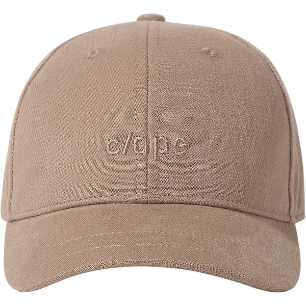 Kort skärm basebollkeps enfärgad bomull pappakeps utomhus trucker keps casual solkeps låg profil keps（Kaffee）