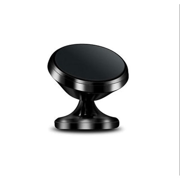 Bærbar magnetisk bilholder - 360 graders roterende telefonholder Stærke magneter Smartphoneholder Kompatibel med Iphone/samsung/huawei/gps osv. - Sort